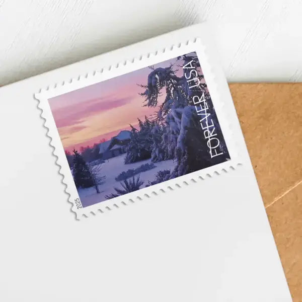 #.2025 Winter Landscapes Stamps