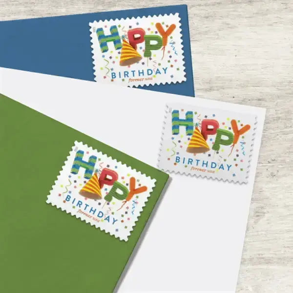 #.2021 US Happy Birthday Forever Stamps