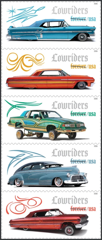 #.2026 Lowriders Forever Stamps