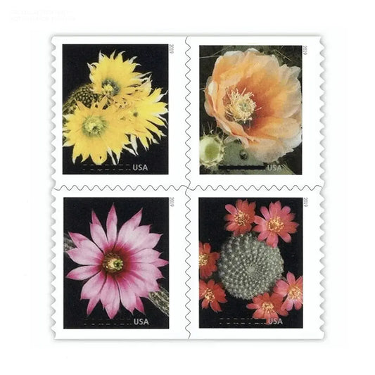 #.2019 US Cactus Flowers Forever First Class Postage Stamps