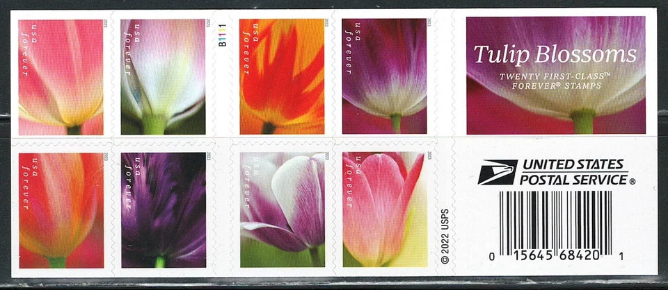 #.2023 US Tulip Blossoms Stamps