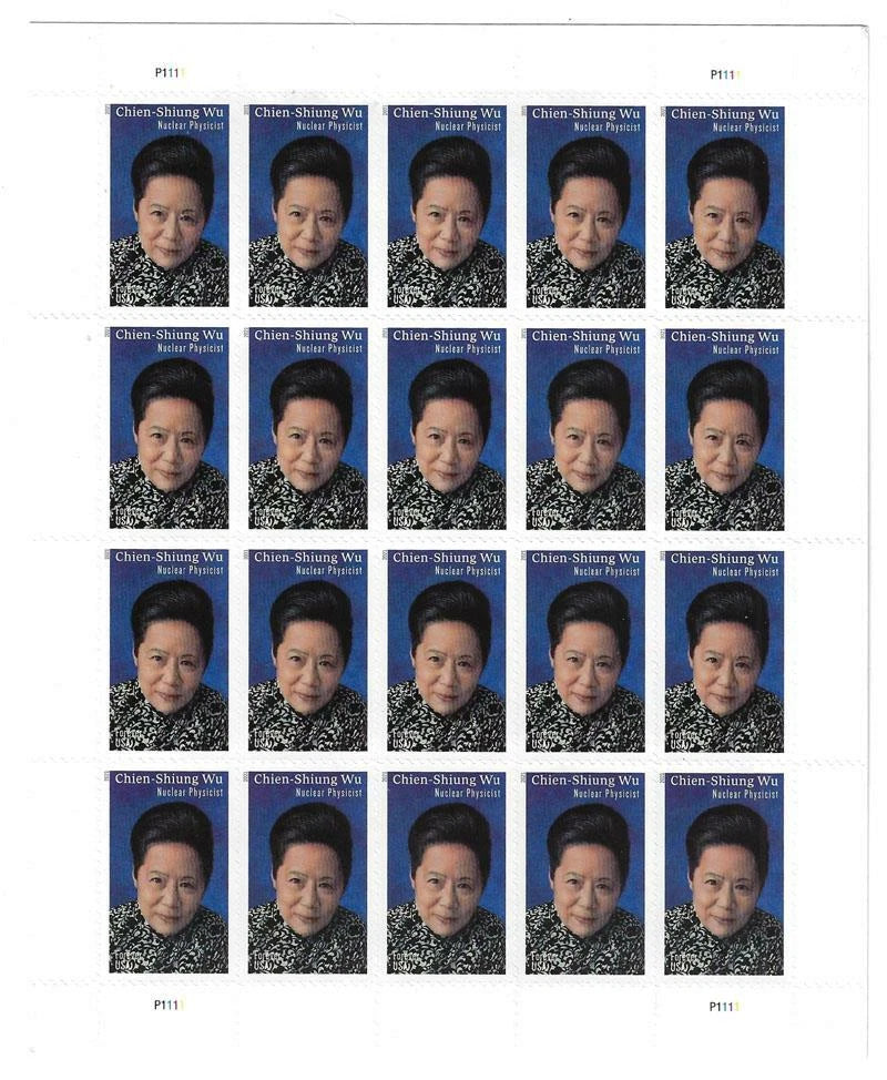 #.2021 Imperforate Chien-Shiung Wu Stamps