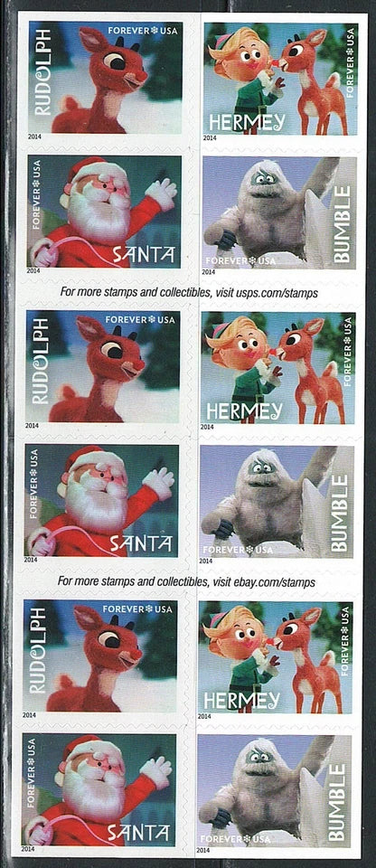 #.2014 rudolph forever stamp