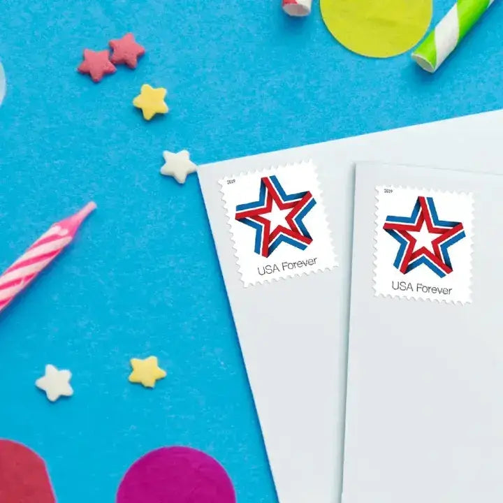 #.2019 US Star Ribbon Forever Stamps