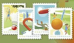 #.2021 US Backyard Games Forever Stamps