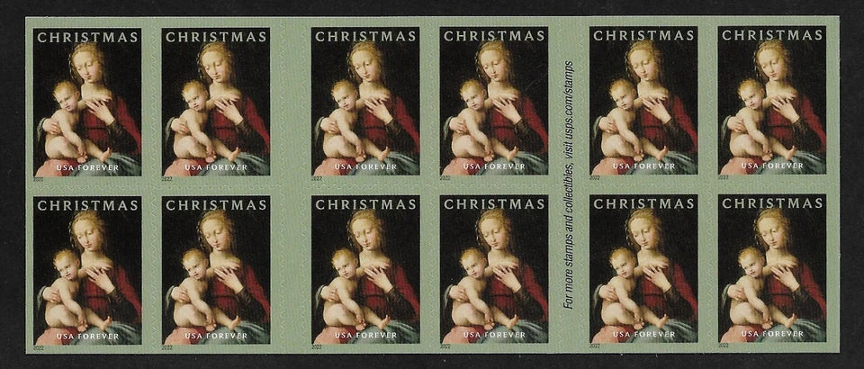 #.2022 Virgin and Child Stamps