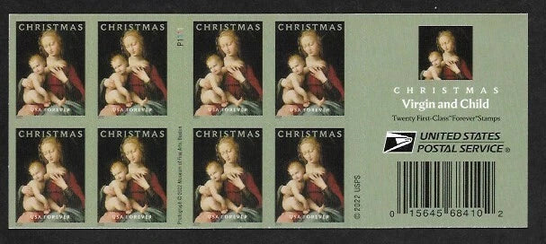 #.2022 Virgin and Child Stamps