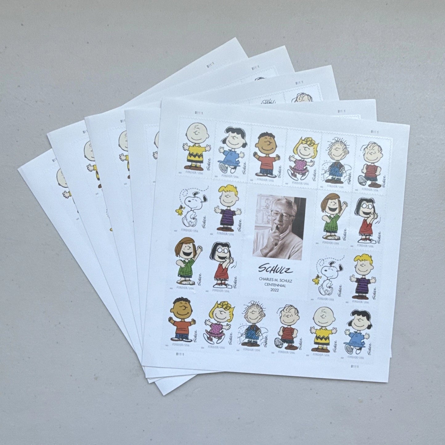 #.2022 Charles M. Schulz Stamps