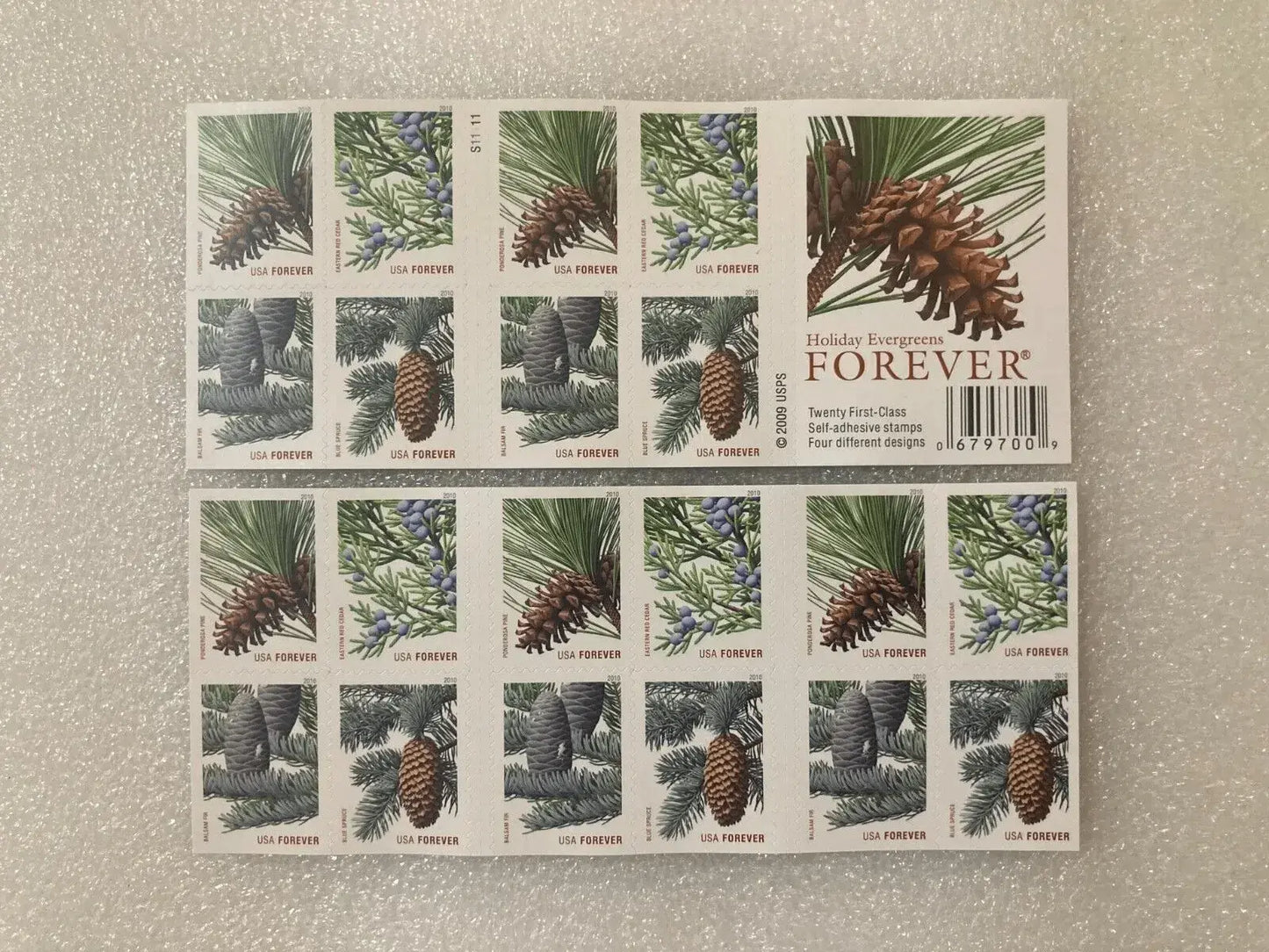 #.2009 Holiday Evergreens Stamps