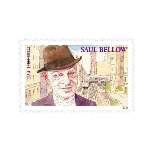 #.2024 US Saul Bellow Forever Stamps