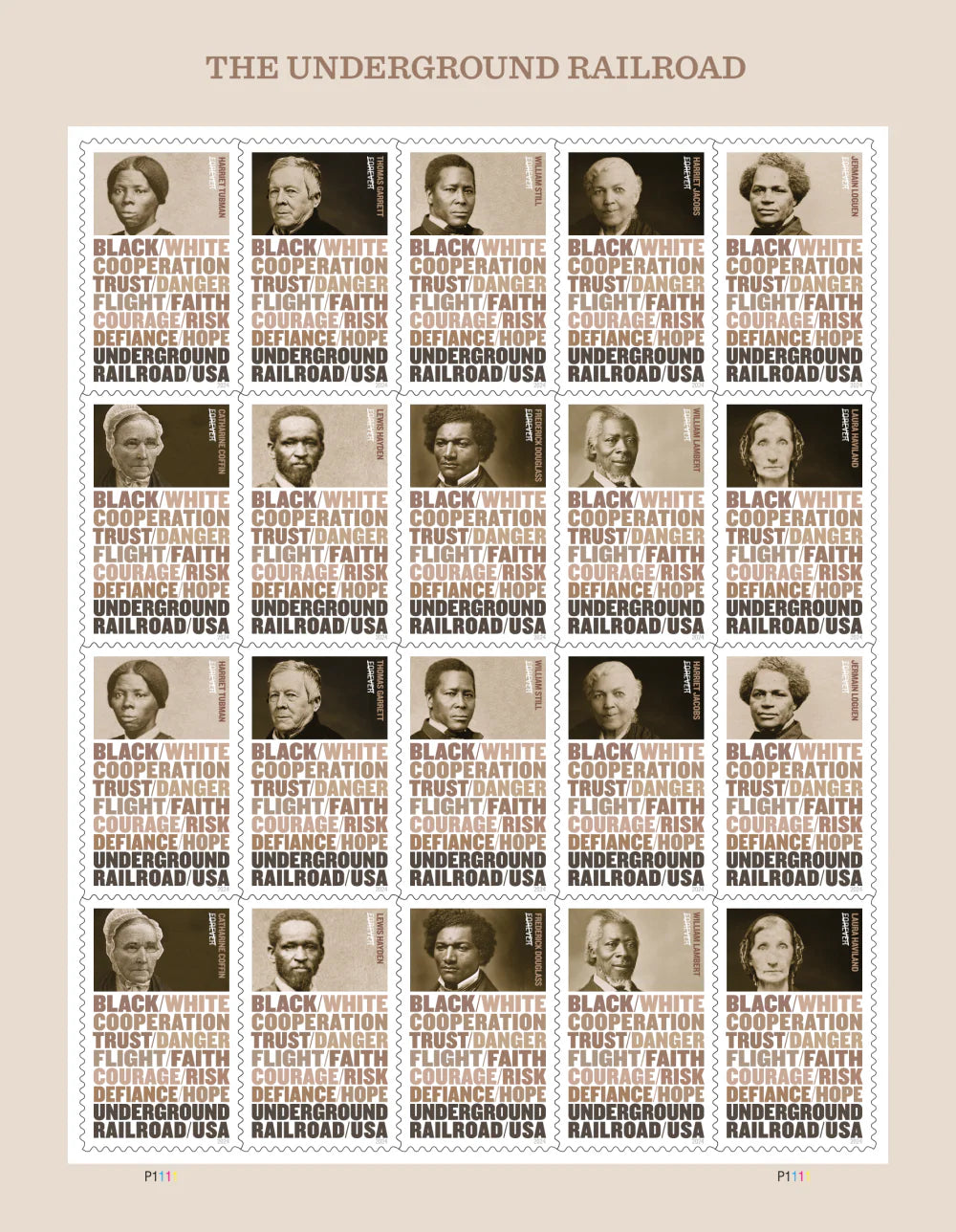 #.2024 Stamps - The Underground Railroad