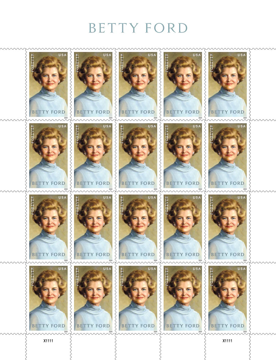 #.2024 Betty Ford U.S Forever Stamps