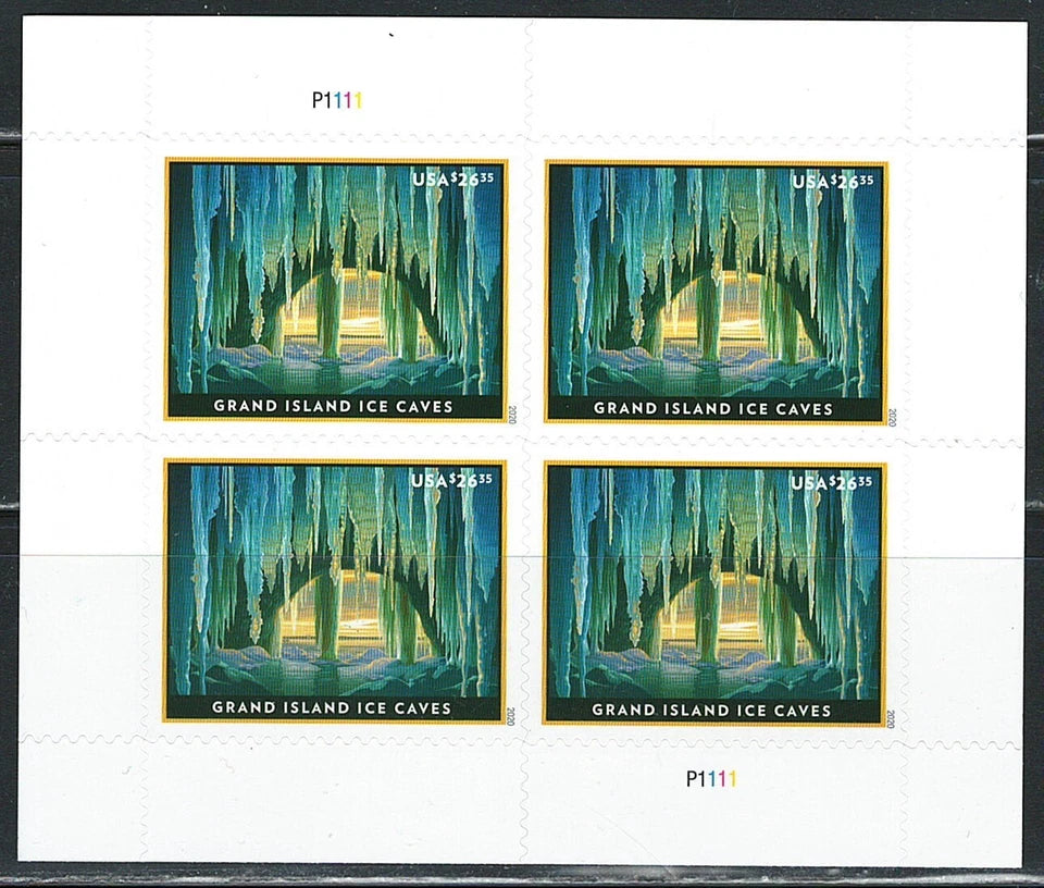 #.2020 US Grand Island Ice Caves Stamps