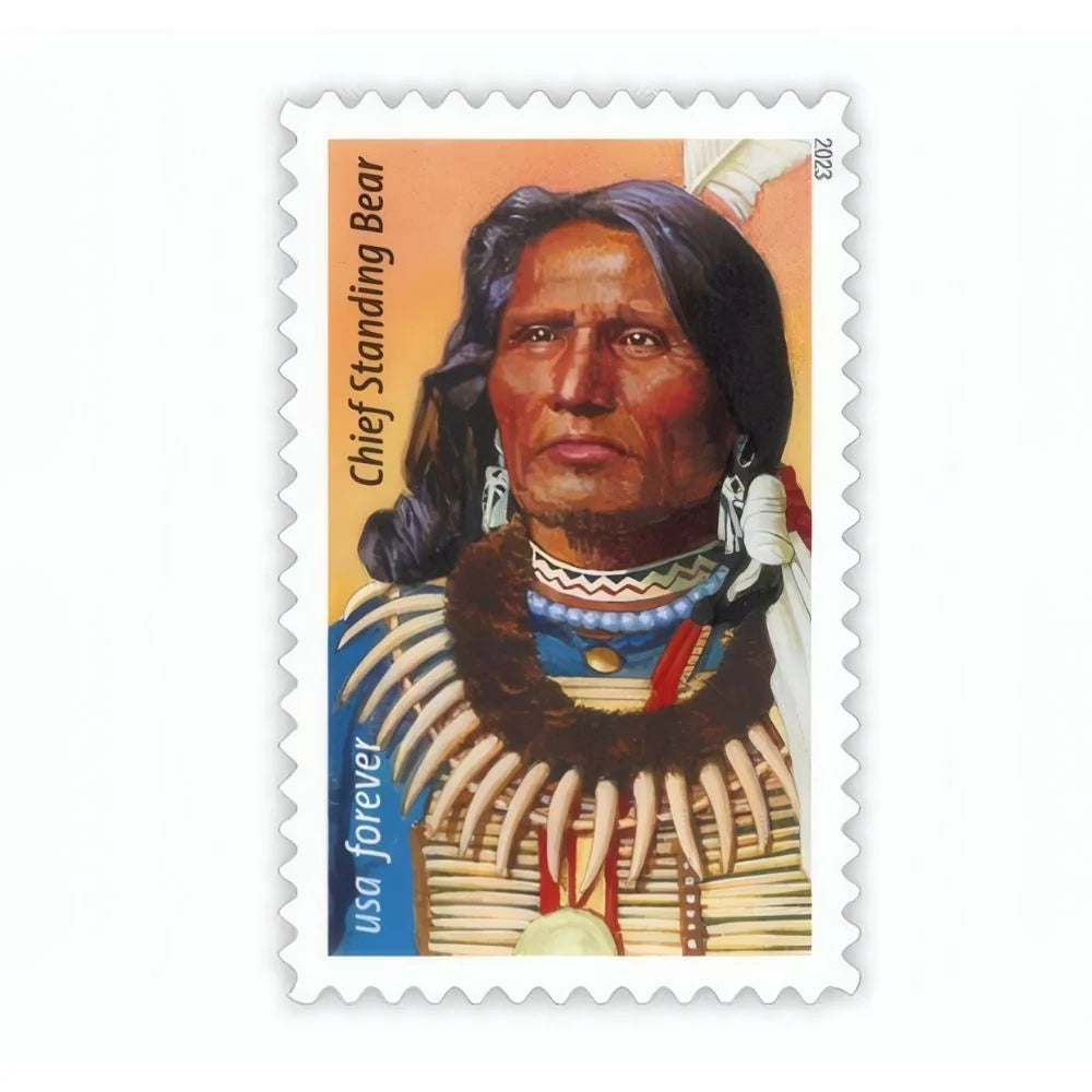 #.2023 US Chief Standing Bear Stamps
