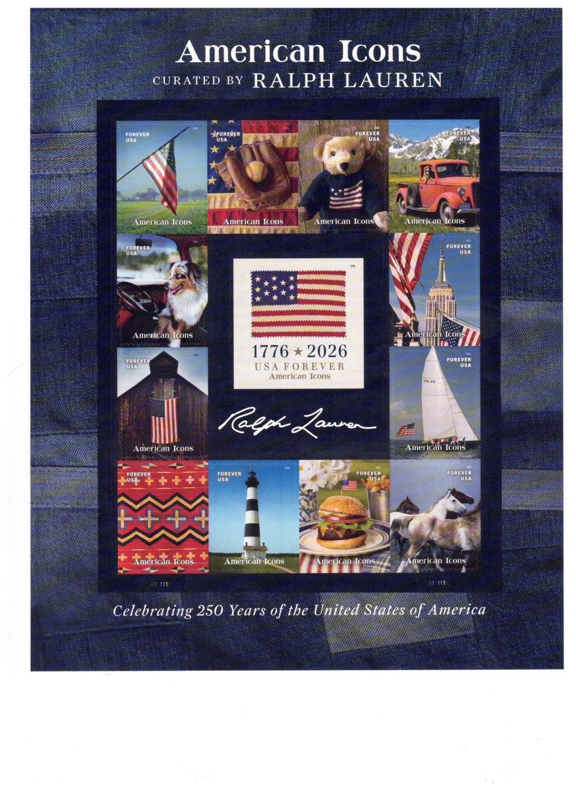 #.2026 American Icons Stamps