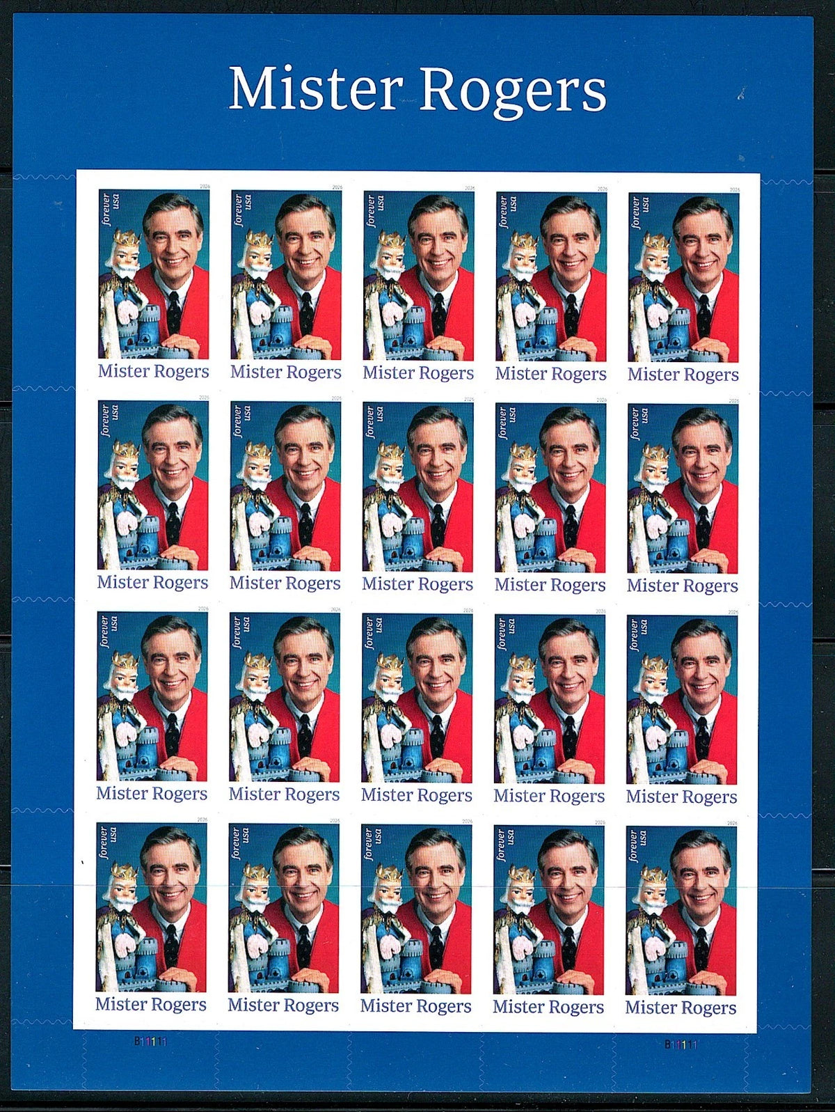 #.2026 Mister Rogers Forever Stamp