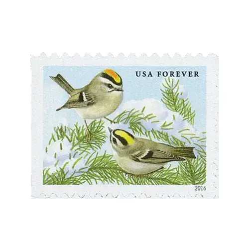#.2016 US Songbirds in Snow Stamps