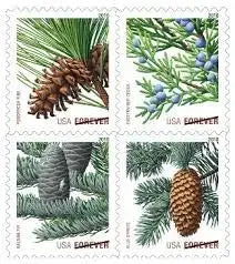#.2009 Holiday Evergreens Stamps
