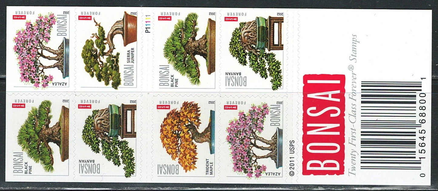#.2012 US Bonsai Stamps