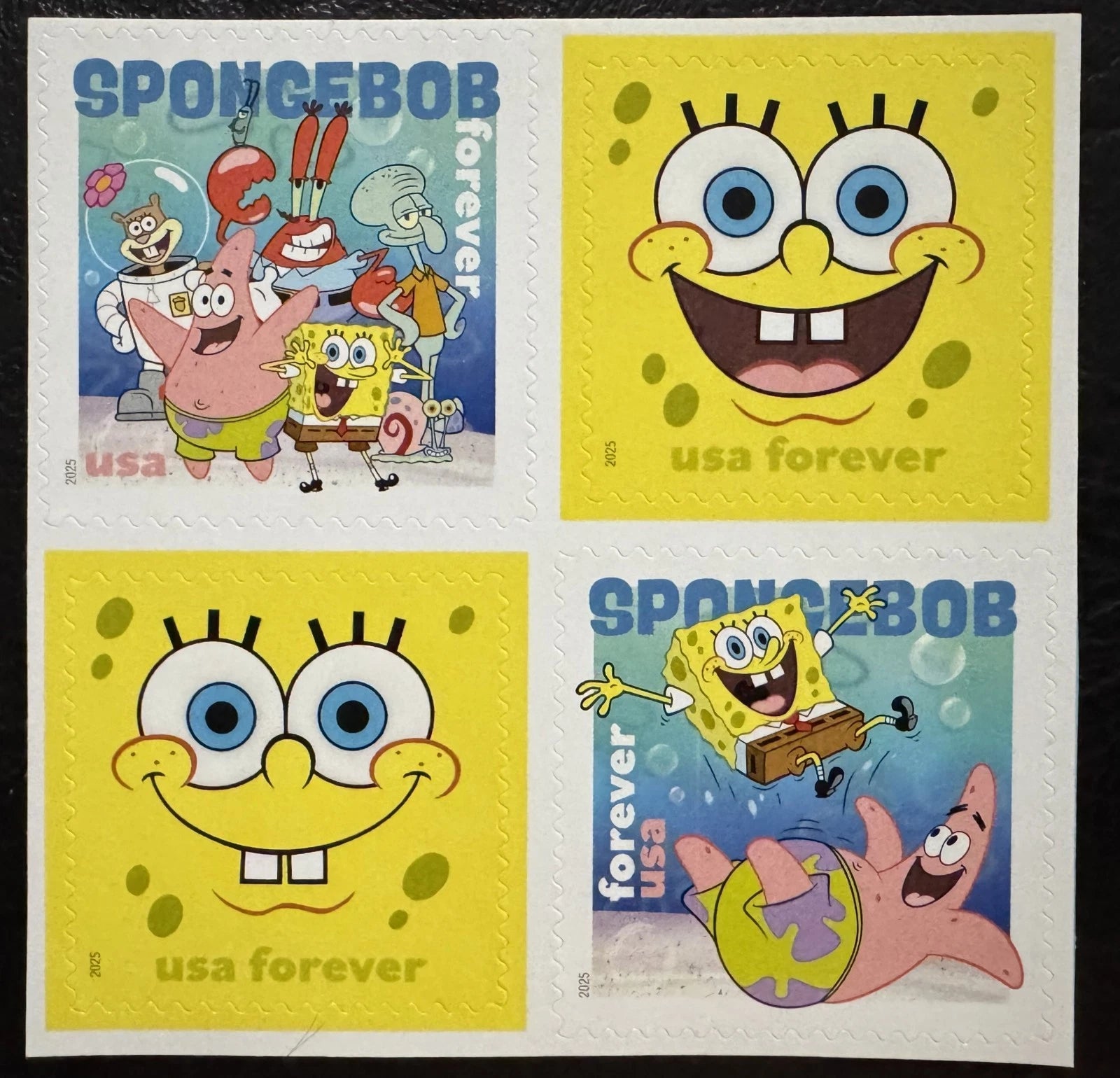 #.2025 US SpongeBob SquarePants Stamps