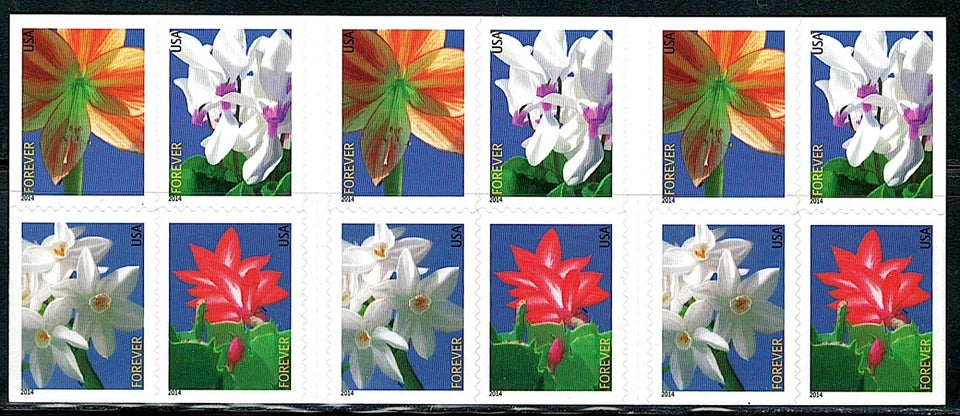 #.2014 Winter Flowers Stamps