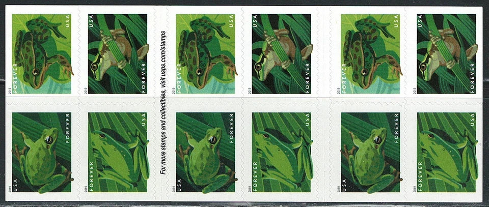 #.2019 US Frogs Stamps
